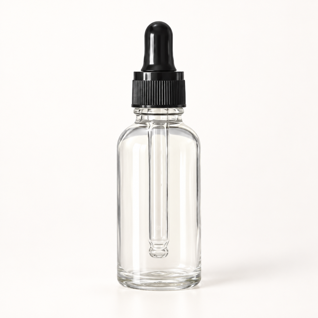 Uotaton Clear Glass Dropper Bottle | MOZEPACK